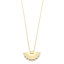 Sun Ray with Diamonds Necklace - Easter Ahn Design