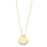 Mirror Disc Diamond Necklace - Easter Ahn Design