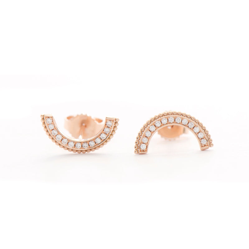 Diamond Arch Earrings - Easter Ahn Design