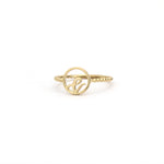Love Letter Disc Ring - Easter Ahn Design