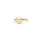 Love Letter Disc Ring - Easter Ahn Design