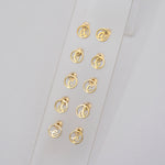 Love Letter Disc Earrings - Easter Ahn Design