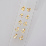 Love Letter Disc Earrings - Easter Ahn Design
