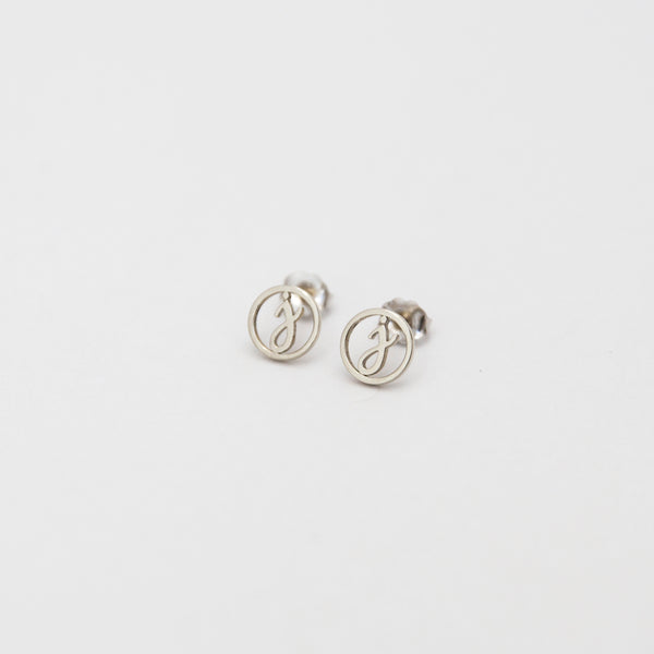 Love Letter Disc Earrings - Easter Ahn Design