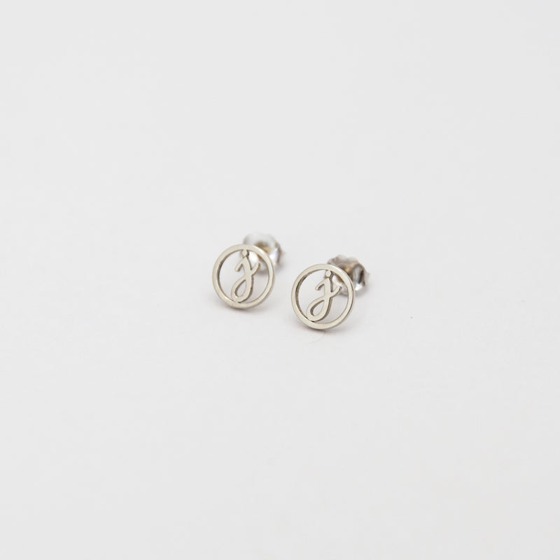 Love Letter Disc Earrings - Easter Ahn Design