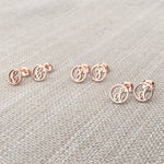 Love Letter Disc Earrings - Easter Ahn Design