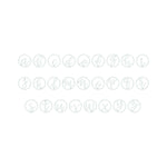 Love Letter Disc Necklace (Yellow Gold) - Easter Ahn Design