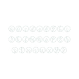 Love Letter Disc Necklace (Yellow Gold) - Easter Ahn Design