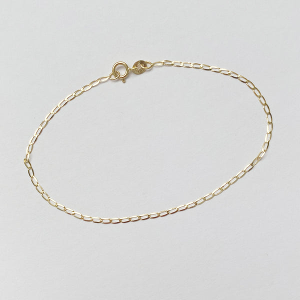 Elongated Curb Bracelet - Easter Ahn Design