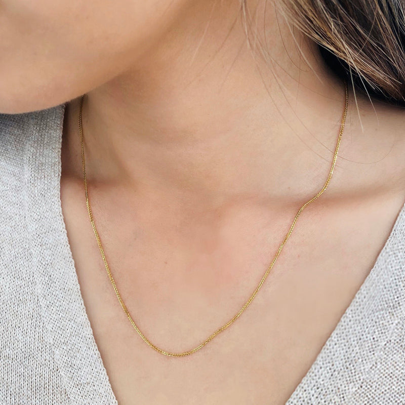 Asteria - Silver FoxTail Chain Necklace – Bijou Étoile