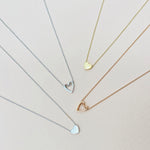 Mini Love Letter Heart Necklace - Easter Ahn Design