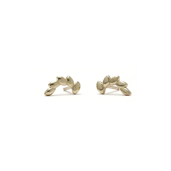 Marquise Curved Earrings - Easter Ahn Design