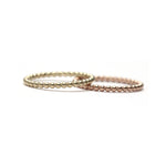 Beaded Plain Band (medium) - Easter Ahn Design