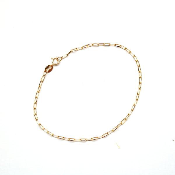 Mini Paperclip Chain Bracelet - Easter Ahn Design