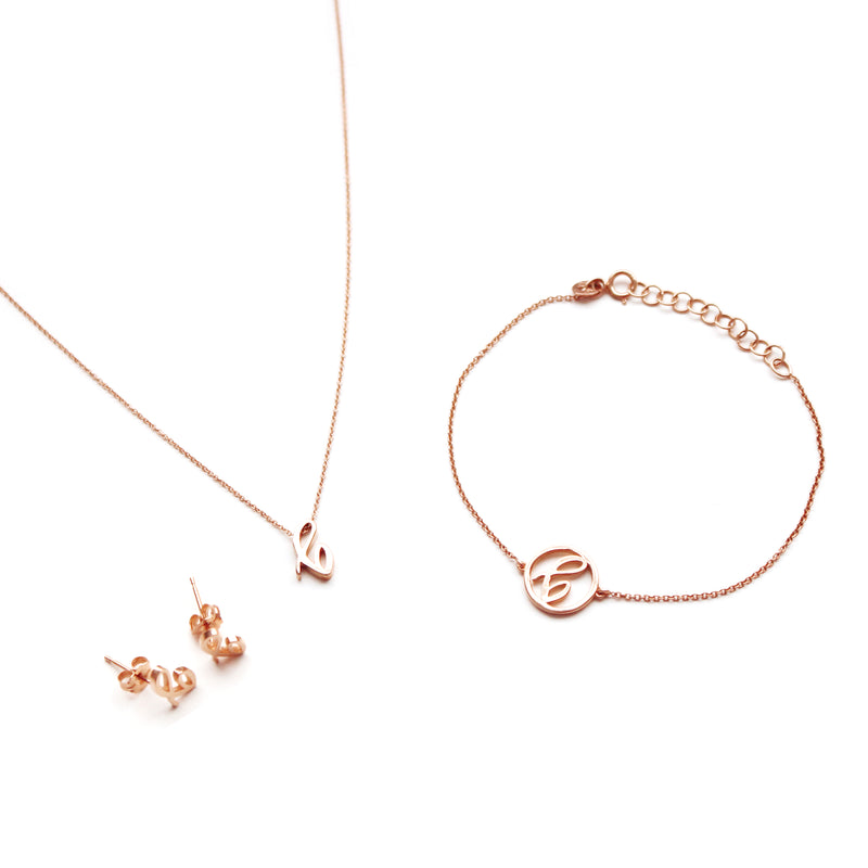 EAD Signature Love Letters Box (10% off) - 14 Karat Rose gold - Easter Ahn Design