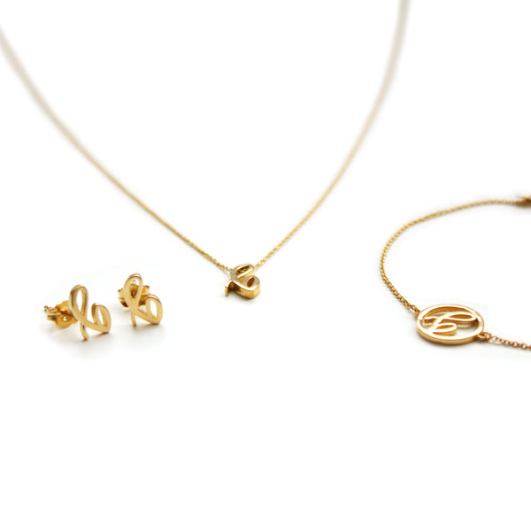 EAD Signature Love Letters Box (10% off) - 14 Karat Yellow gold - Easter Ahn Design