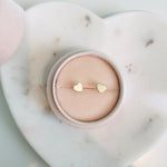Solid Heart Earrings - Easter Ahn Design