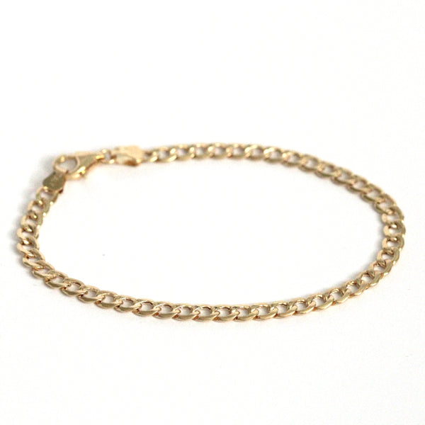 Lightweight curb chain bracelet - Easter Ahn Design