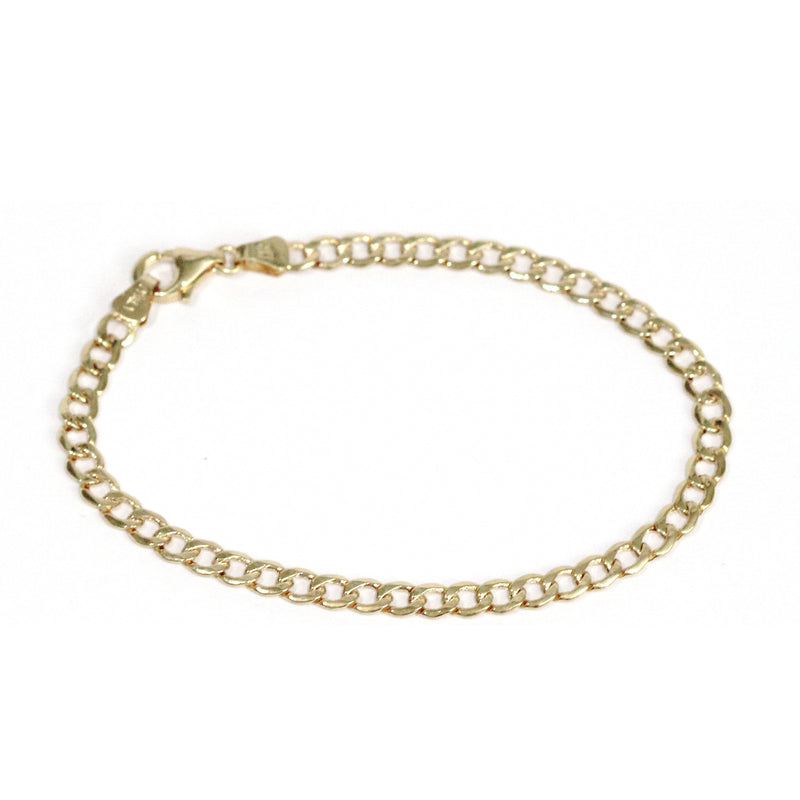 Lightweight curb chain bracelet - Easter Ahn Design