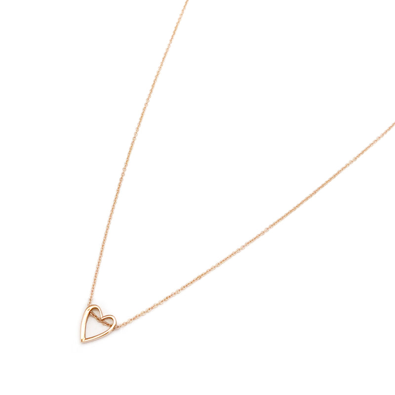 Mini Love Letter Heart Necklace - Easter Ahn Design