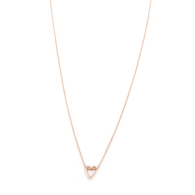 Mini Love Letter Heart Necklace - Easter Ahn Design