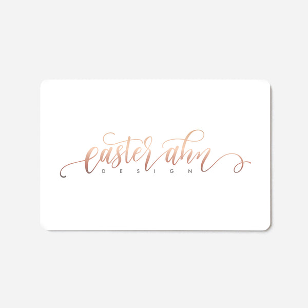 Easter Ahn Design Gift Card - Easter Ahn Design