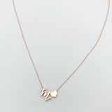 Mini Love Letter Necklace (Rose Gold) - Easter Ahn Design
