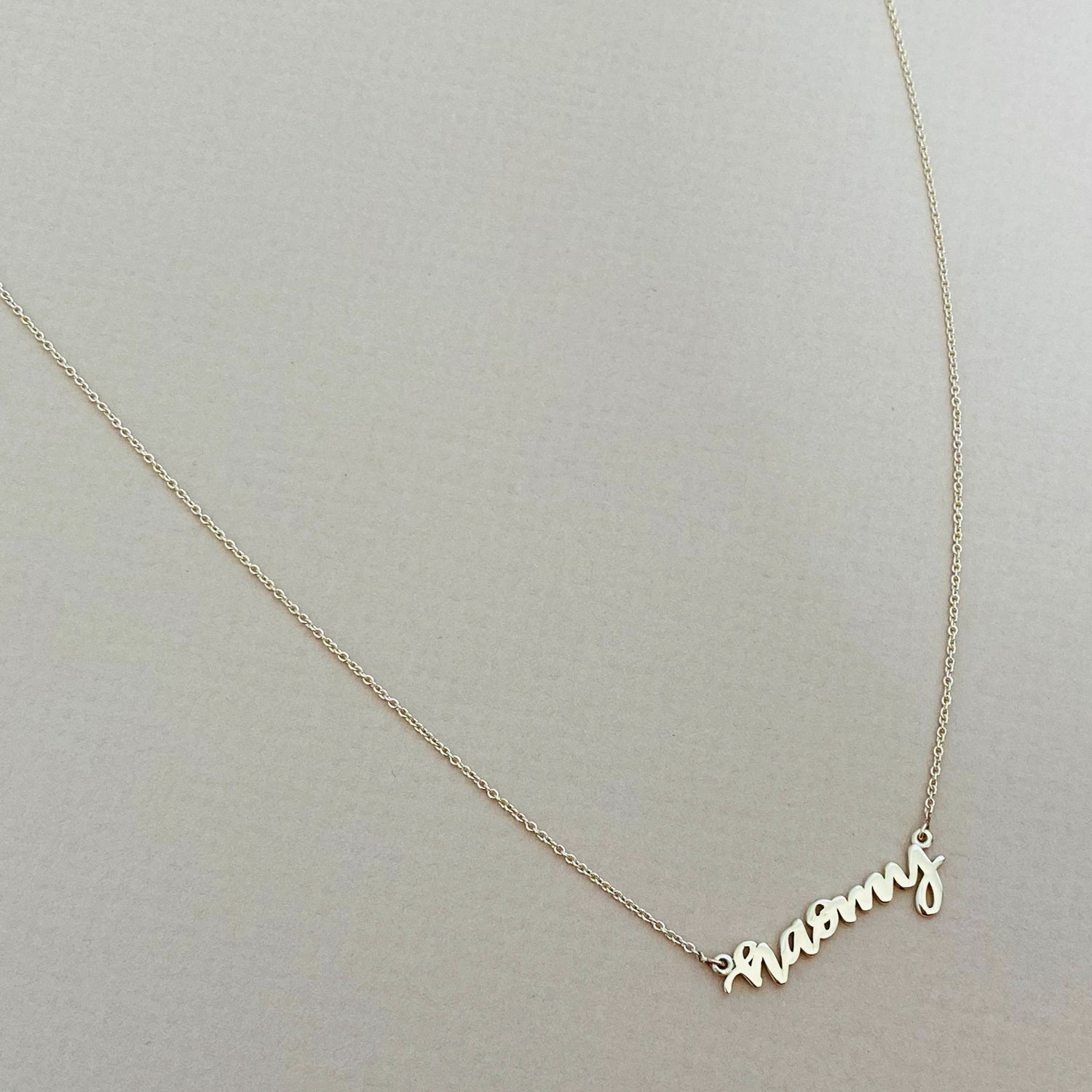 Custom Mini Love Letter Name Necklace - Easter Ahn Design