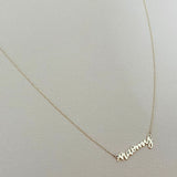 Custom Mini Love Letter Name Necklace - Easter Ahn Design