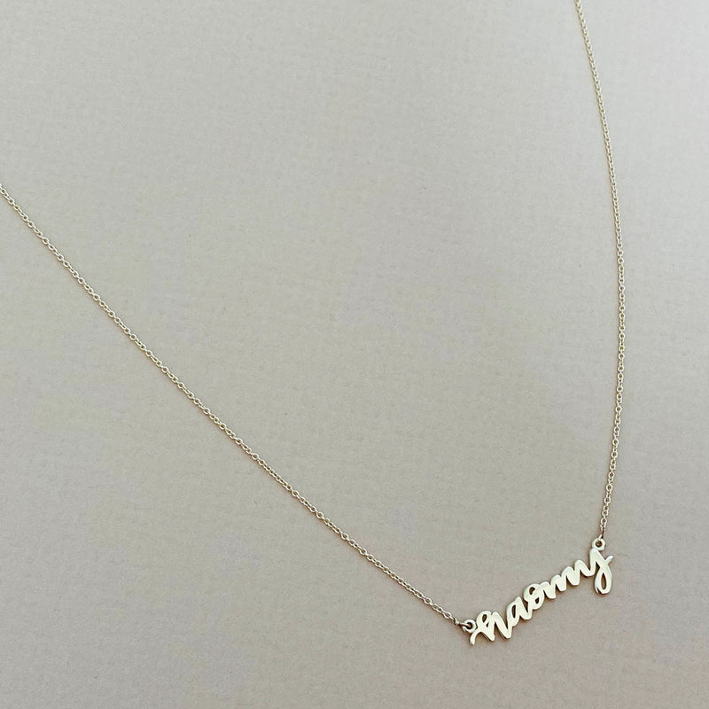Custom Mini Love Letter Name Necklace - Easter Ahn Design
